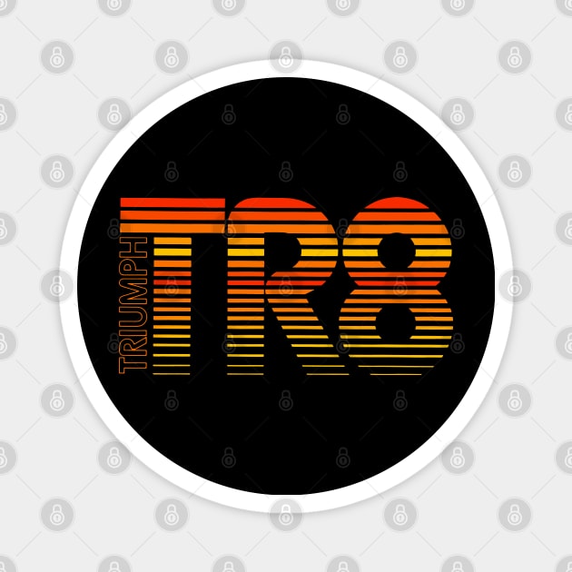 Triumph TR8 Magnet by Midcenturydave